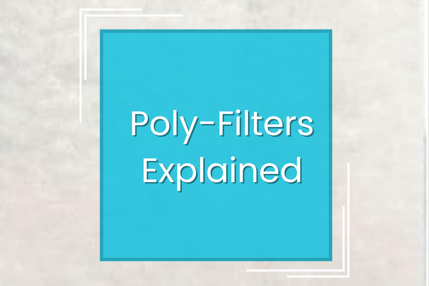 Poly-Filters Explained — Manta Systems Reef Library