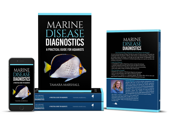 Marine Disease Diagnostics book for aquarists